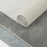 Perfect for a monochrome room. Stylish grey Wilton rug (Annie)